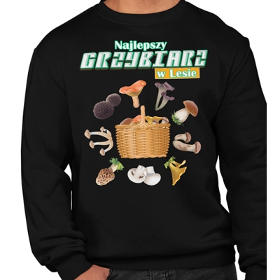 BLUZA grzyby NAJLEPSZY GRZYBIARZ